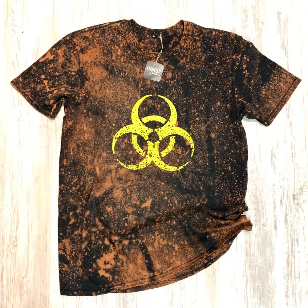 Acid Washed Biohazard ☣️ Tee